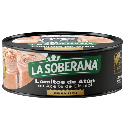 Atún La Soberana Premium en aceite de girasol 140g