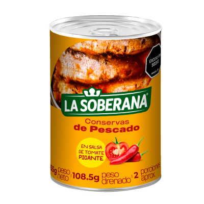 Conserva La Soberana Tinapa Picante 155g