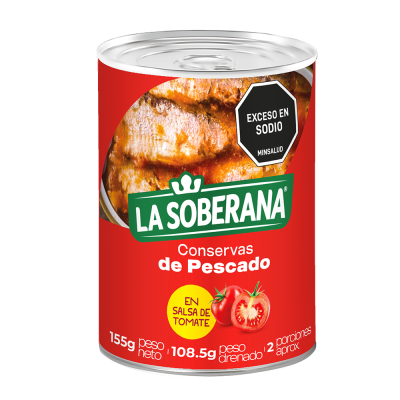 Conserva La Soberana Tinapa Tomate 155g