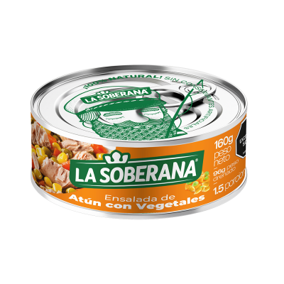 Ensalada Atún Vegetales La Soberana 160g