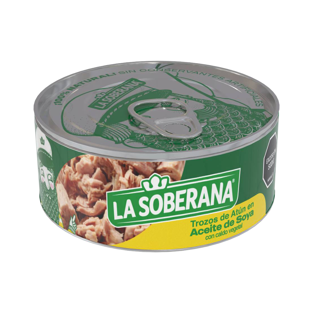 Atún La Soberana Trozos aceite 120 grms